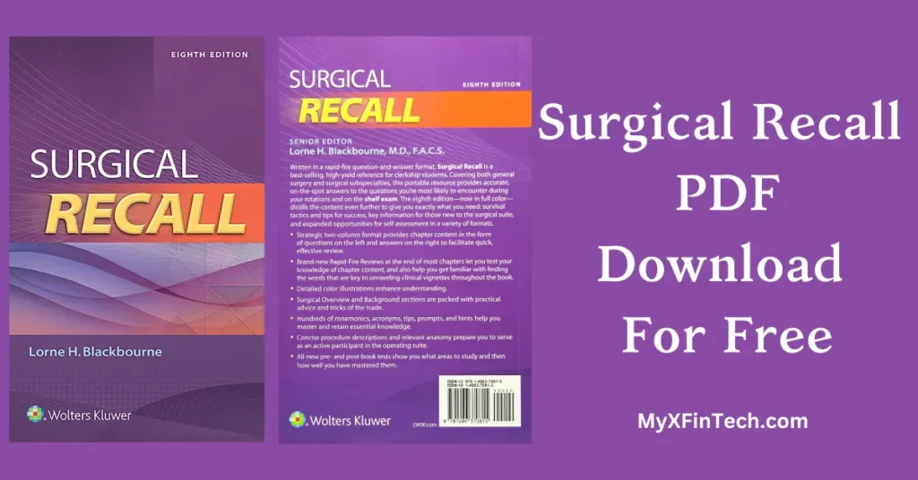 Surgical Recall PDF Download For Free